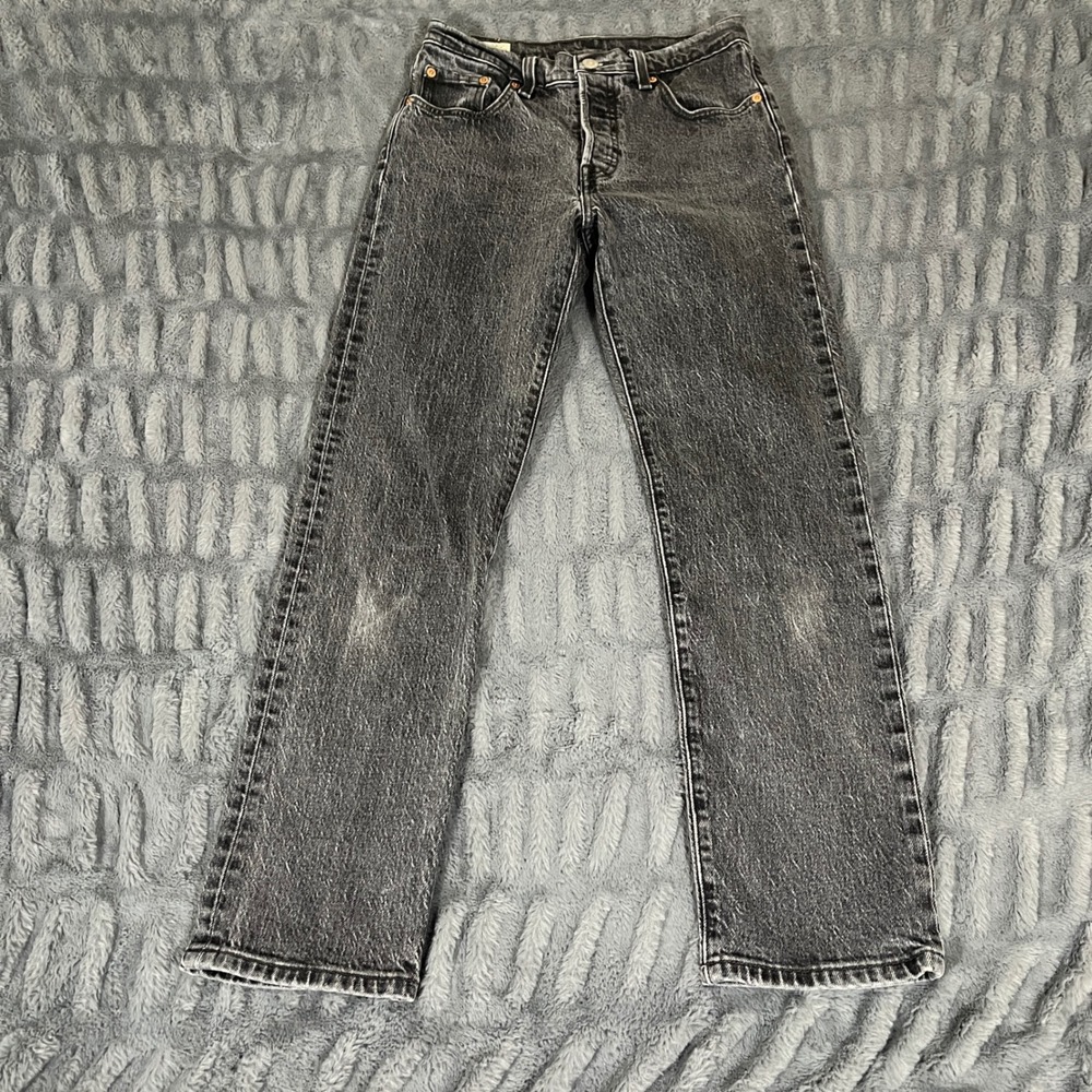 Levis Premium 501 Original Straight Leg Gray Acid Wash Jeans W25 L28 36200-0111